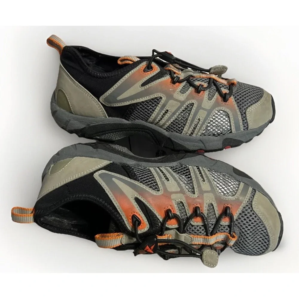 ECCO Receptor Trail‎ Running Shoes Women's Size 5-5.5 Rugged Leather Mesh EUC 36